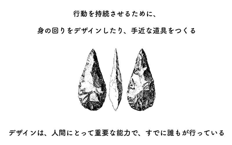 人類最初のデザイン