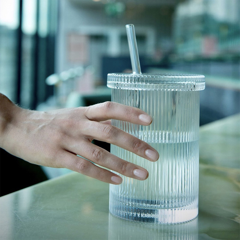 Baccarat ceiling, vases and glasses designed by Virgil Abloh
