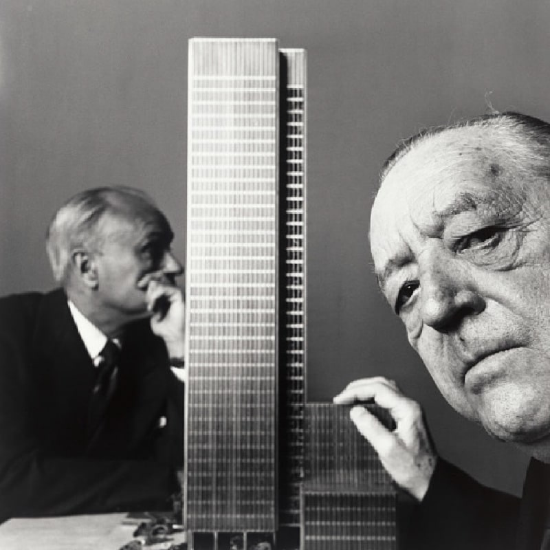 Mies van der Rohe & Philip Johnson