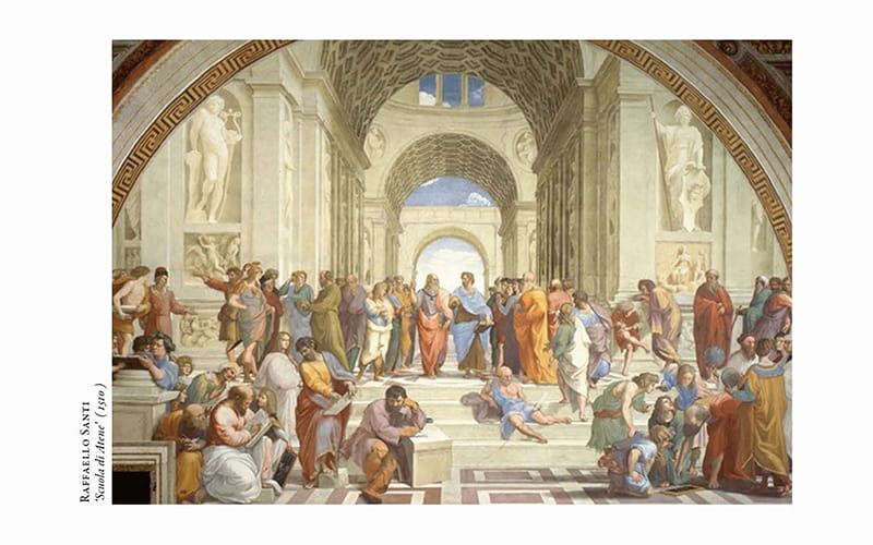 Raffaello Santi scuola di atene (1510)