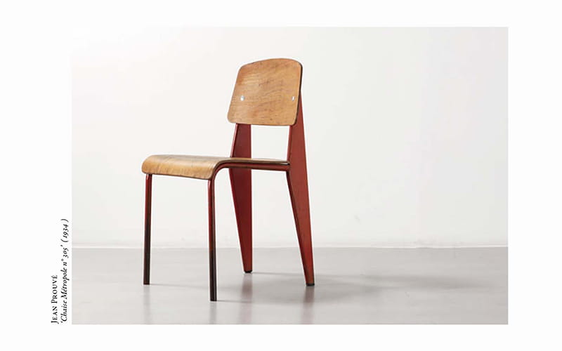 Jean Prouvé chair Metropole no.305 (1954)