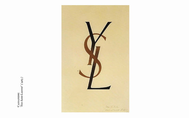 Cassandre Yves Saint Laurent (1963)