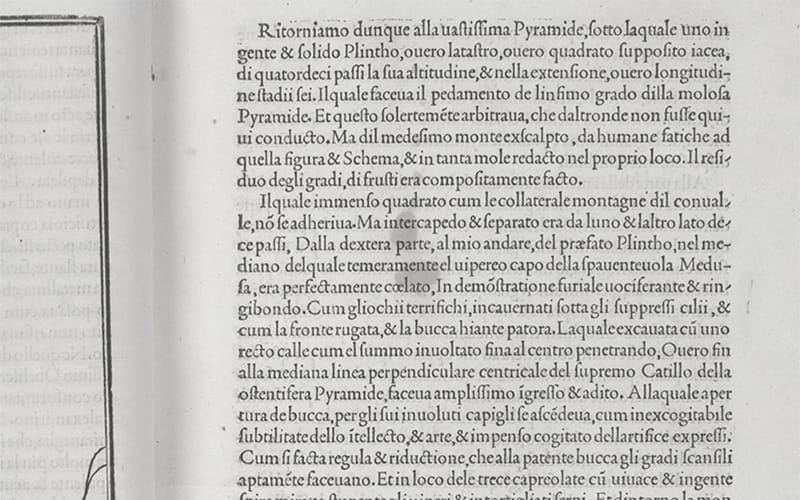 Aldus Manutius hyperotomachia poliphili (1499)