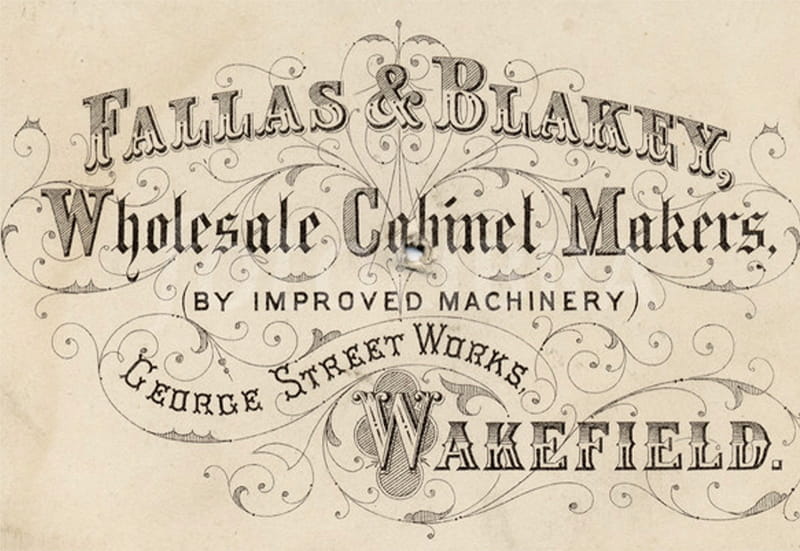 victorian style typography (19C)