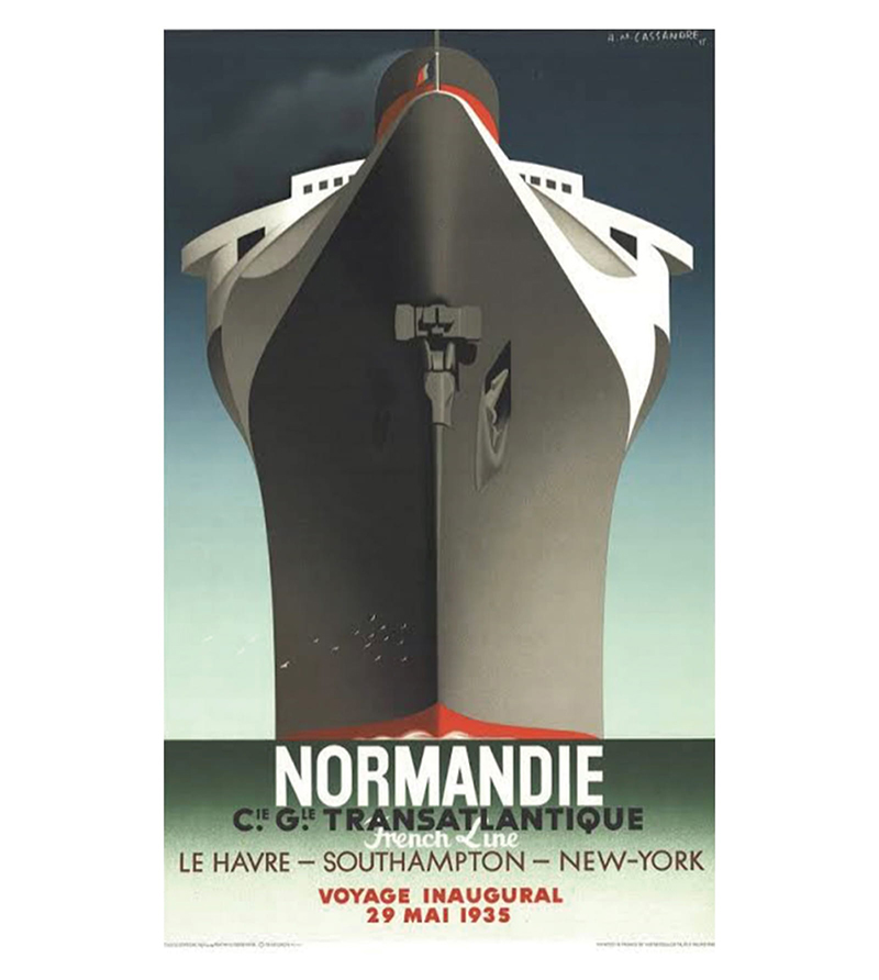 Adolphe Cassandre normandie (1935)